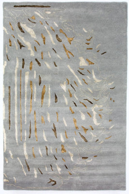 Designer Rug - 242 x 153 cm - grey