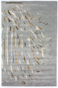 Designer Rug - 242 x 153 cm - grey