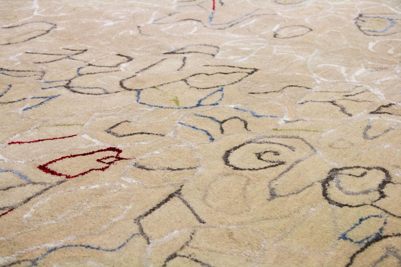 Designer Rug - 242 x 152 cm - beige