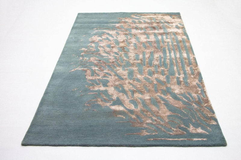 Designer Rug - 242 x 153 cm - blue