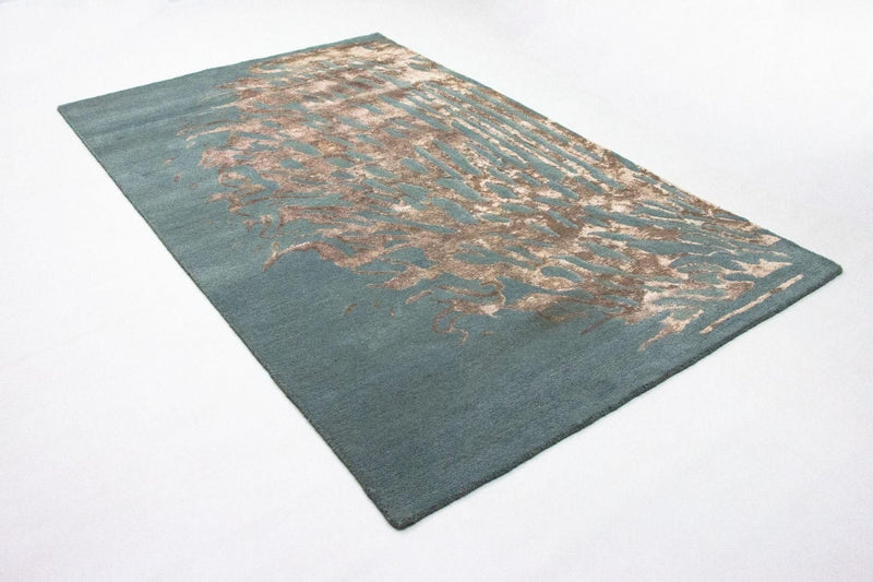 Designer Rug - 242 x 153 cm - blue