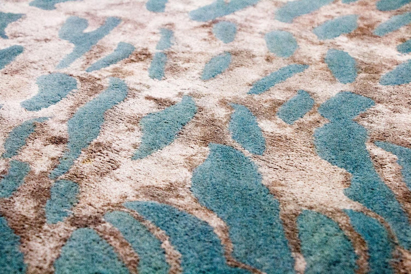 Designer Rug - 242 x 153 cm - blue