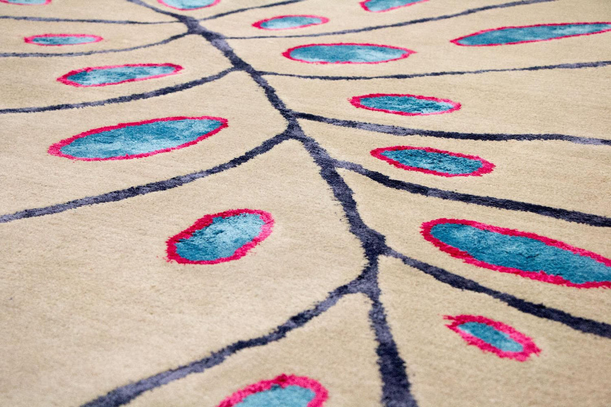 Designer Rug - 240 x 152 cm - beige