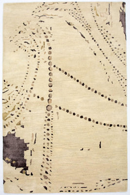 Designer Rug - 243 x 153 cm - beige