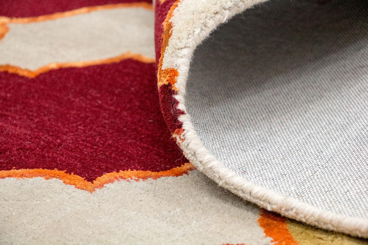 Wool Rug - 243 x 152 cm - beige