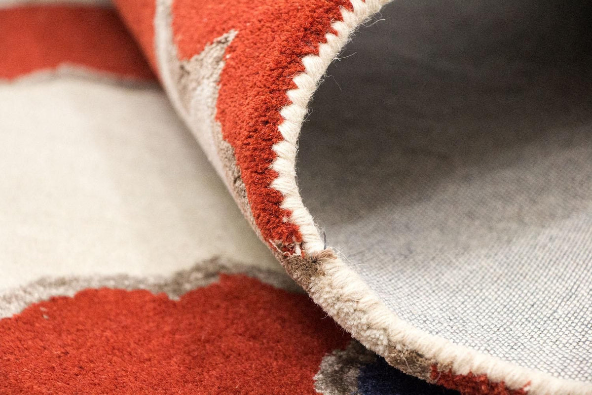 Wool Rug - 243 x 153 cm - beige