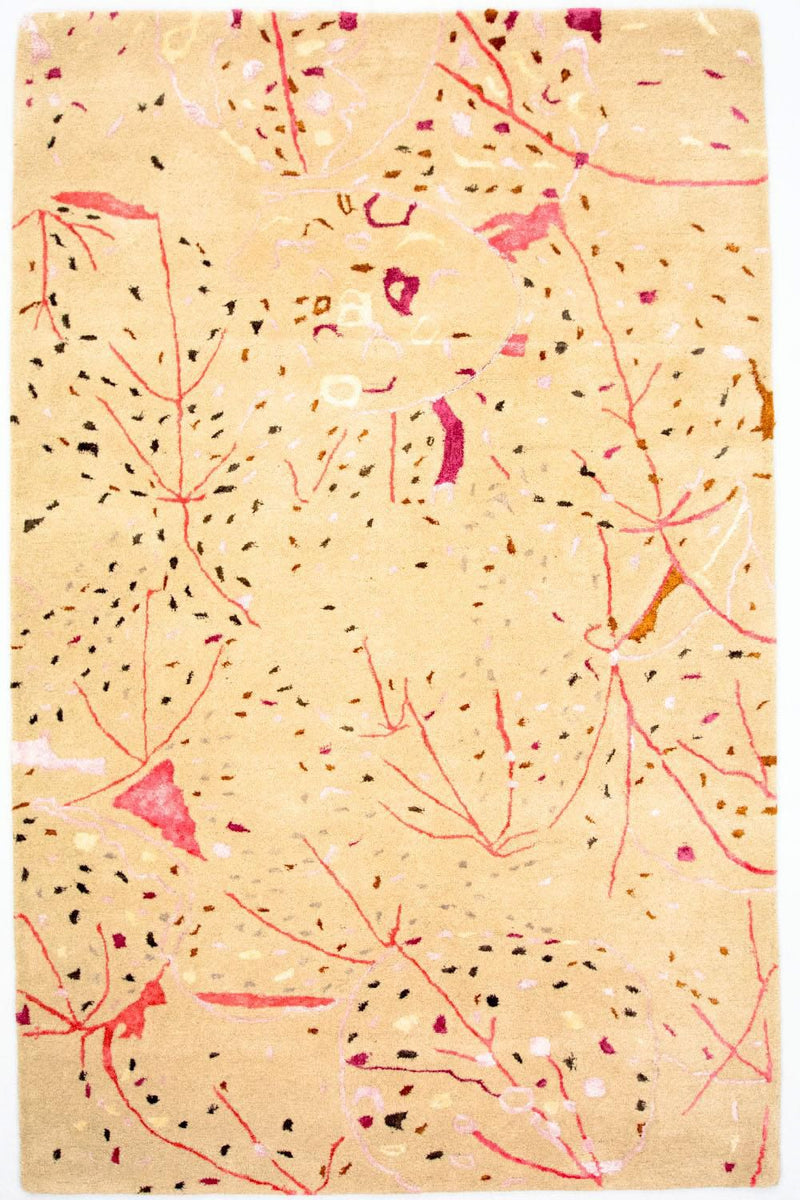 Designer Rug - 244 x 155 cm - beige