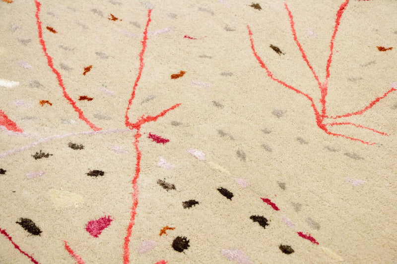 Designer Rug - 244 x 155 cm - beige