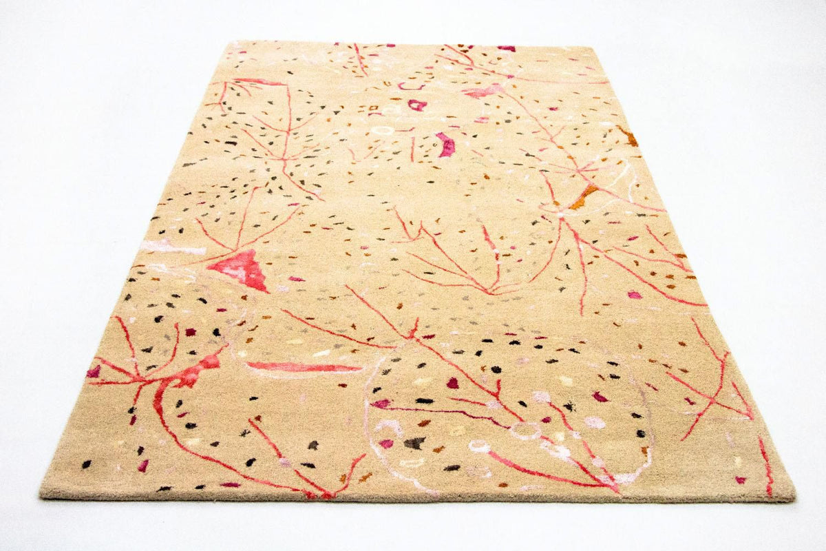 Designer Rug - 244 x 155 cm - beige