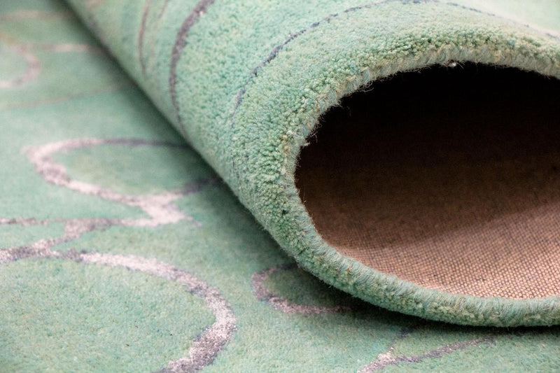 Designer Rug - 244 x 154 cm - green