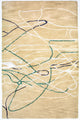 Designer Teppich 242 x 153 cm Teppich Wohnzimmer