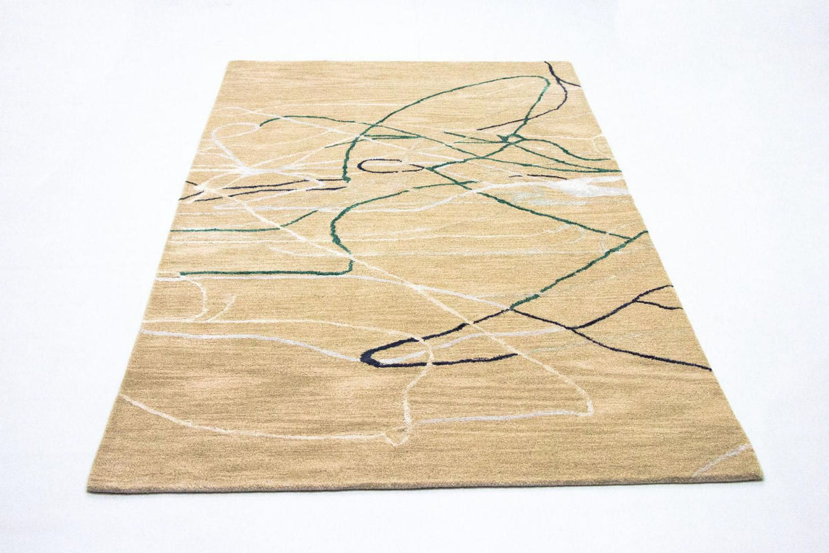 Designer Rug - 242 x 153 cm - beige