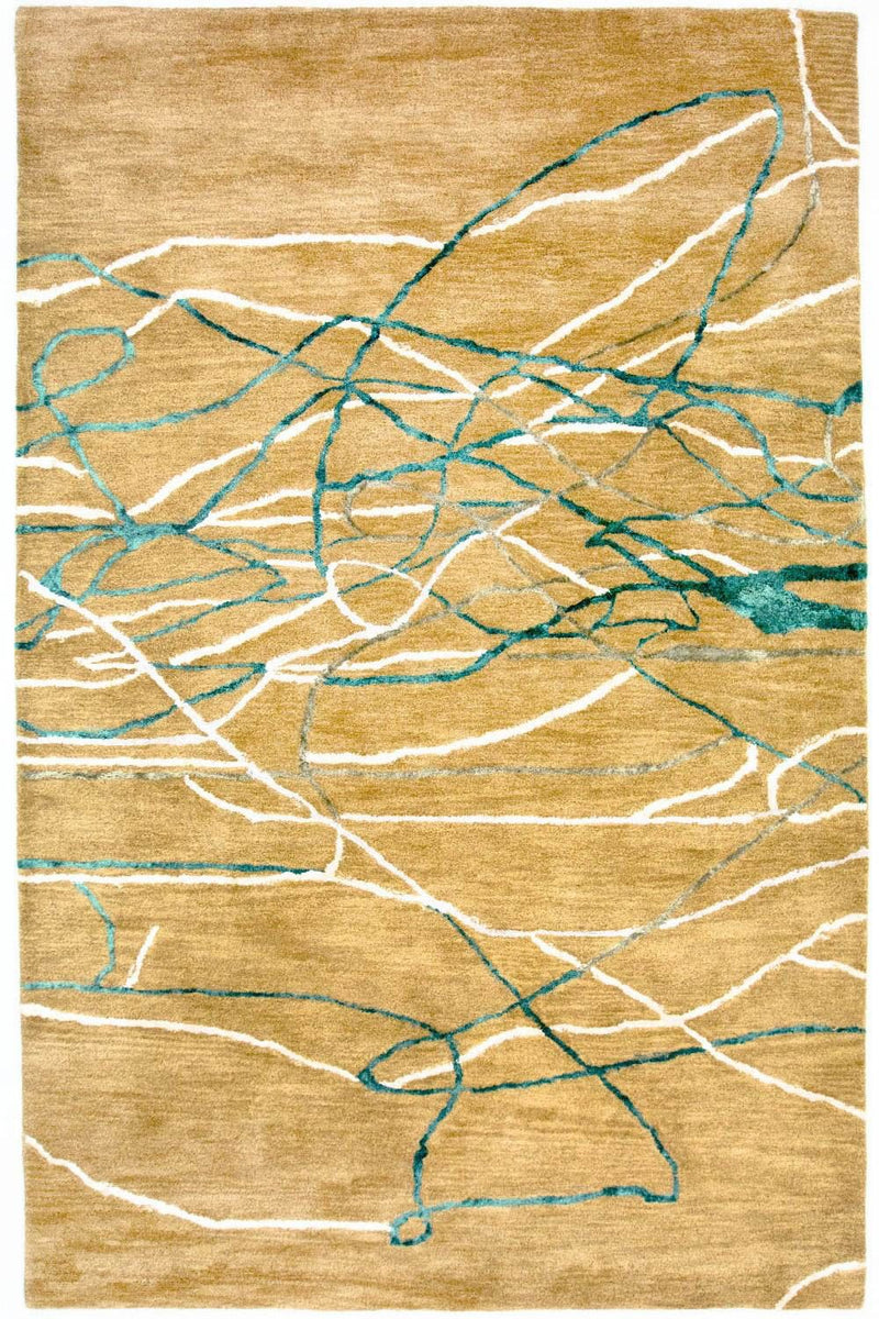 Designer Rug - 245 x 156 cm - beige