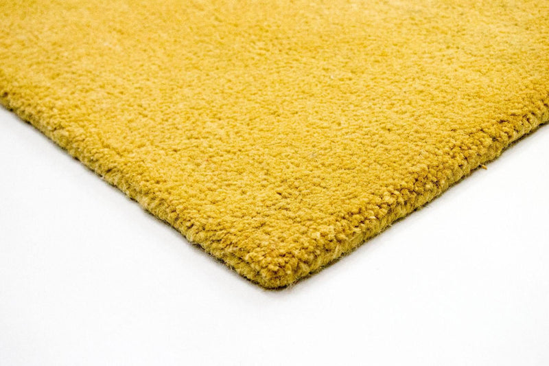Designer Rug - 242 x 154 cm - mustard yellow
