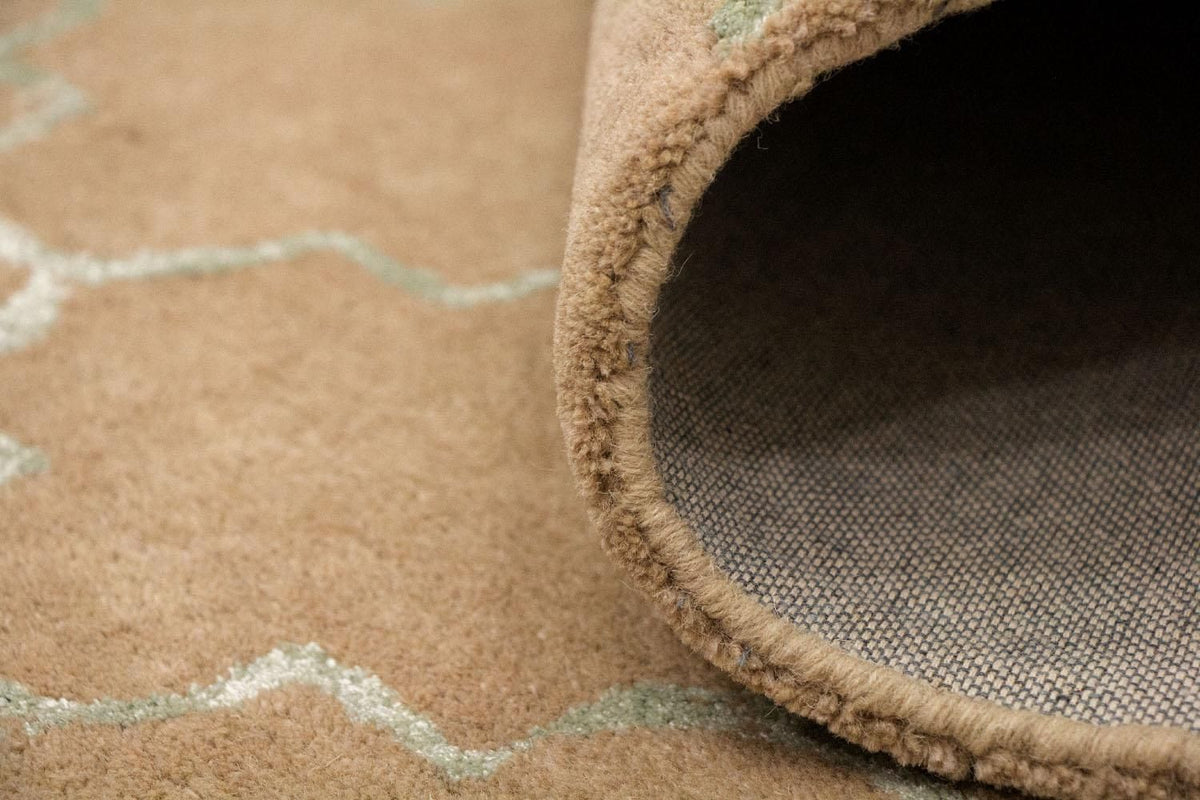 Wool Rug - 244 x 155 cm - beige