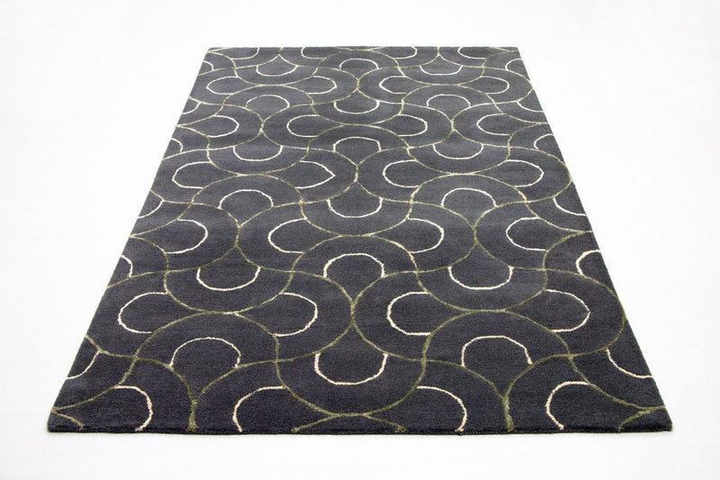Designer Rug - 242 x 152 cm - blue