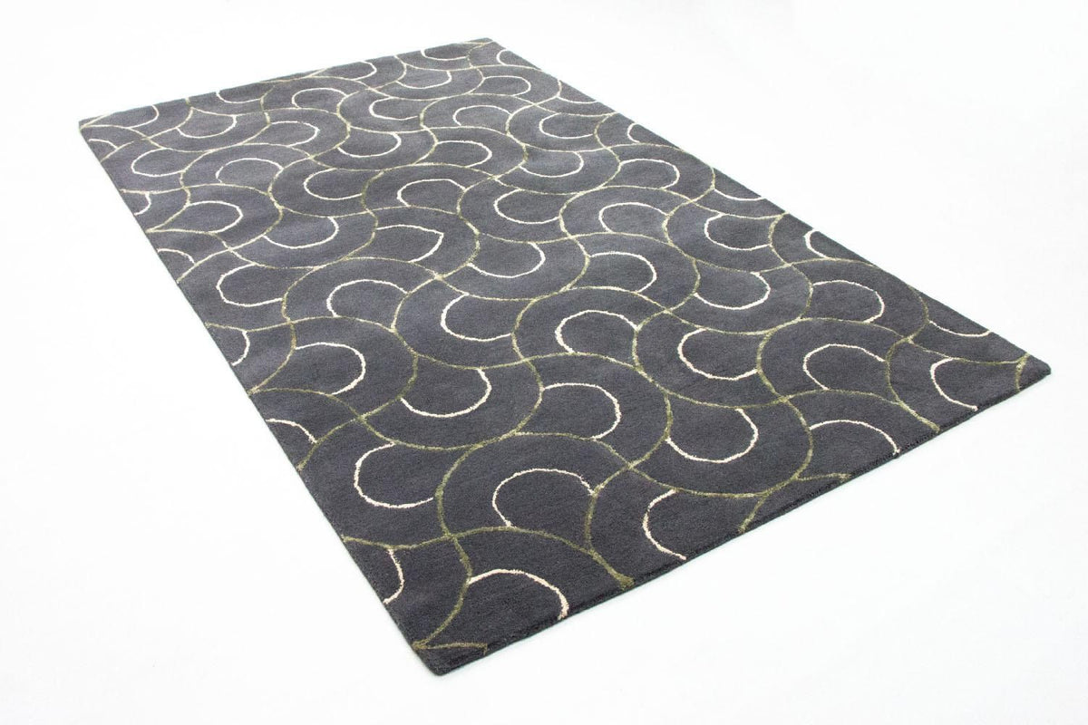 Designer Rug - 242 x 152 cm - blue