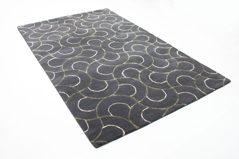 Designer Rug - 242 x 152 cm - blue