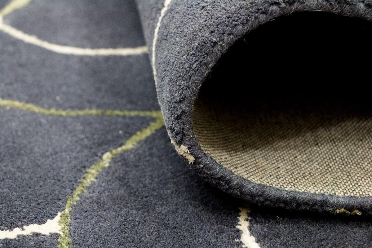 Designer Rug - 242 x 152 cm - blue