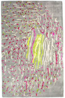 Designer Rug - 245 x 143 cm - grey