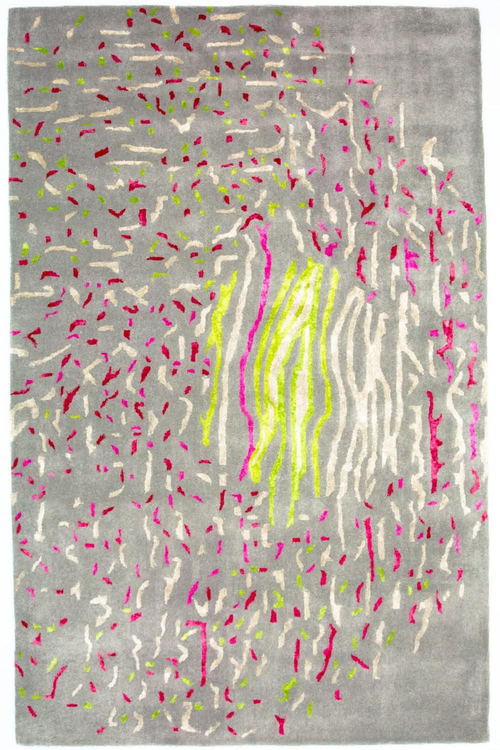 Designer Rug - 245 x 143 cm - grey