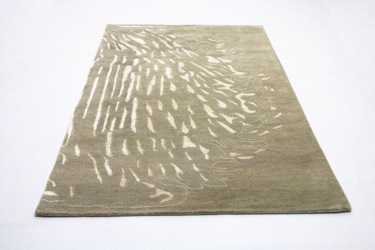 Designer Rug - 242 x 153 cm - brown