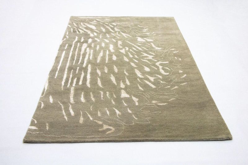 Designer Rug - 242 x 153 cm - brown