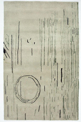 Designer Rug - 245 x 153 cm - silver