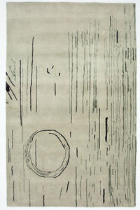Designer Rug - 245 x 153 cm - silver