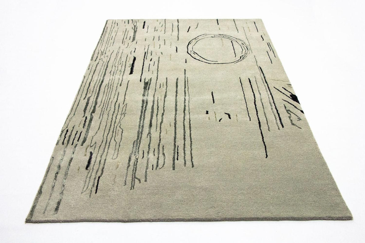 Designer Rug - 245 x 153 cm - silver