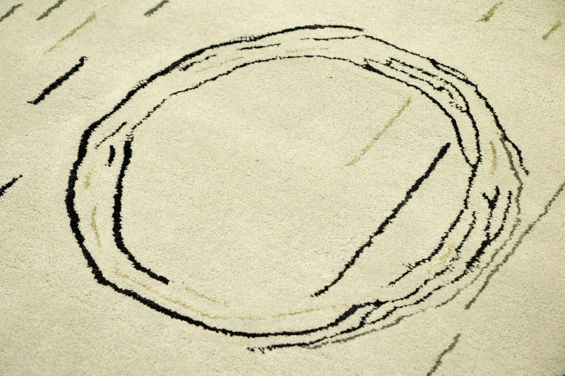 Designer Rug - 245 x 153 cm - silver