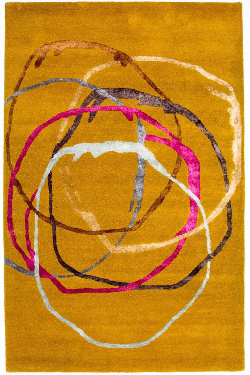 Designer Rug - 245 x 155 cm - orange