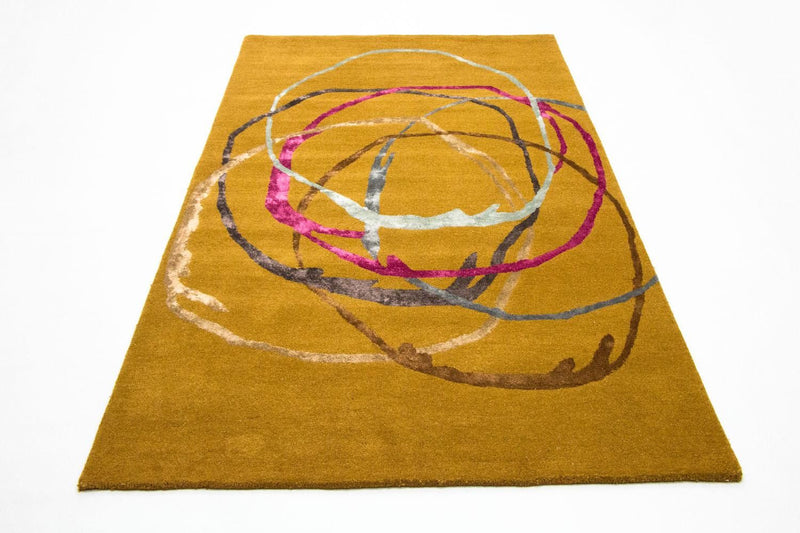 Designer Rug - 245 x 155 cm - orange