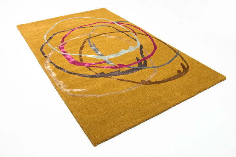 Designer Rug - 245 x 155 cm - orange