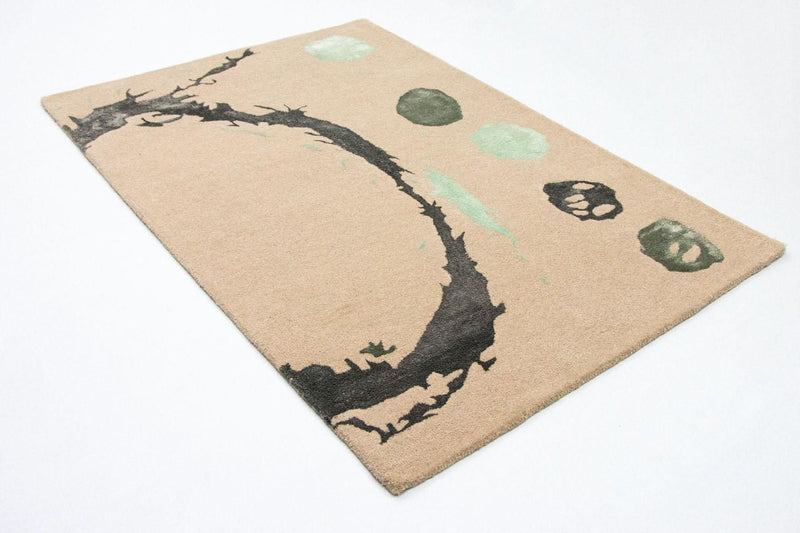 Designer Rug - 179 x 121 cm - beige