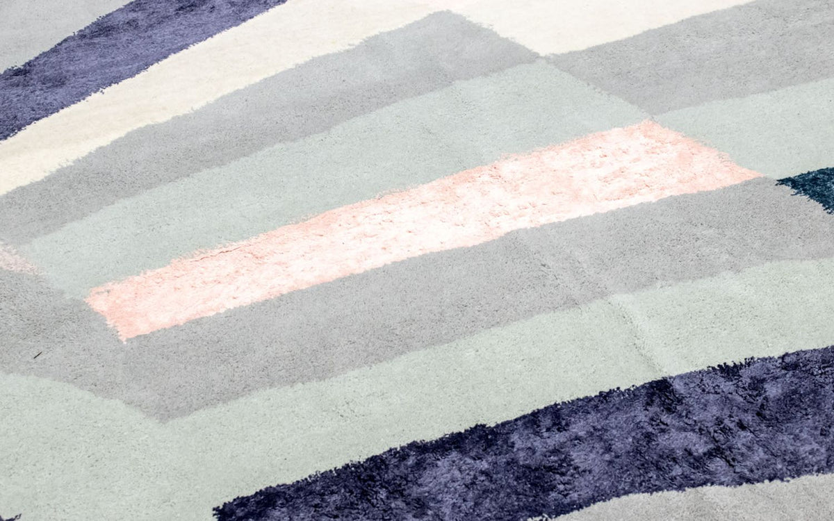 Designer Rug - 299 x 240 cm - colorful