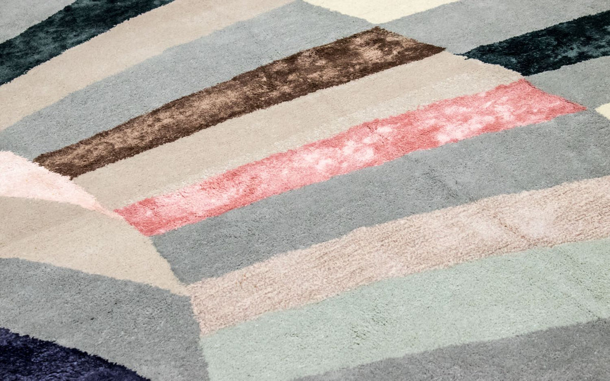 Designer Rug - 300 x 250 cm - colorful