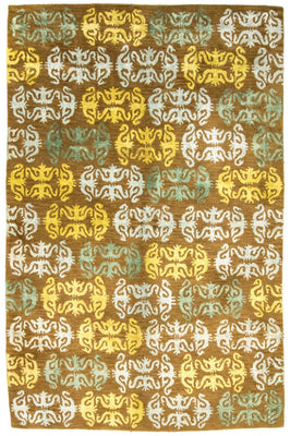 Designer Rug - 263 x 181 cm - brown