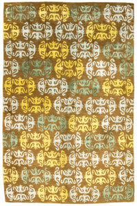 Designer Rug - 263 x 181 cm - brown