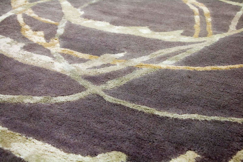 Designer Rug - 245 x 155 cm - purple