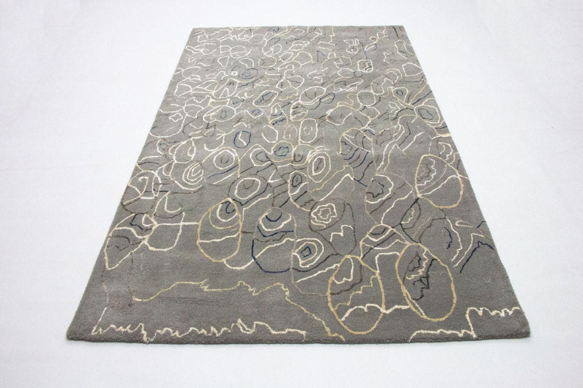 Designer Rug - 243 x 155 cm - silver