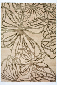 Designer Rug - 196 x 135 cm - beige