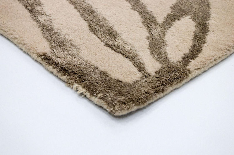 Designer Rug - 196 x 135 cm - beige