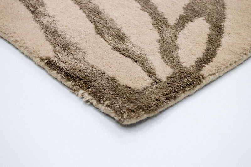 Designer Rug - 196 x 135 cm - beige