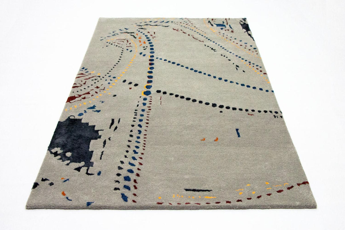 Designer Rug - 242 x 155 cm - brown