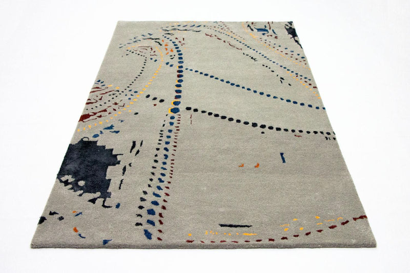 Designer Rug - 242 x 155 cm - brown