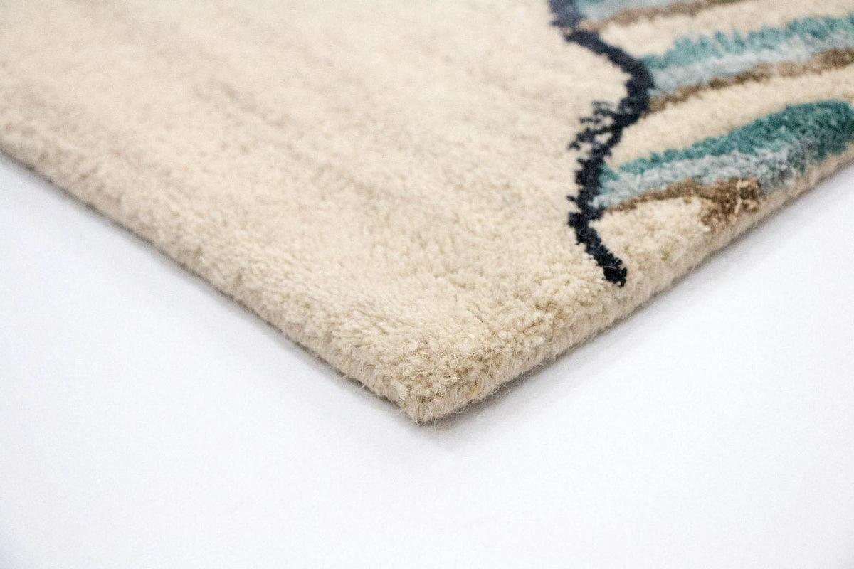 Designer Rug - 243 x 153 cm - beige