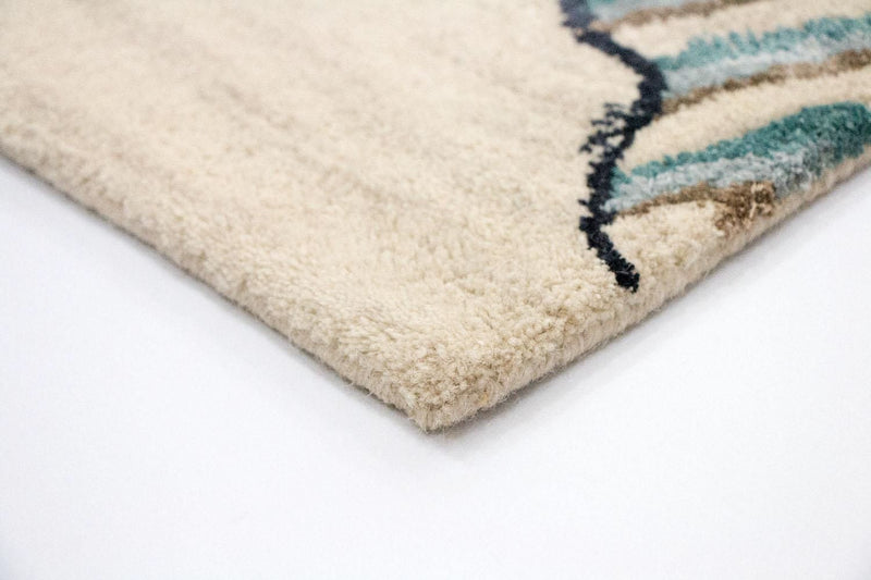 Designer Rug - 243 x 153 cm - beige