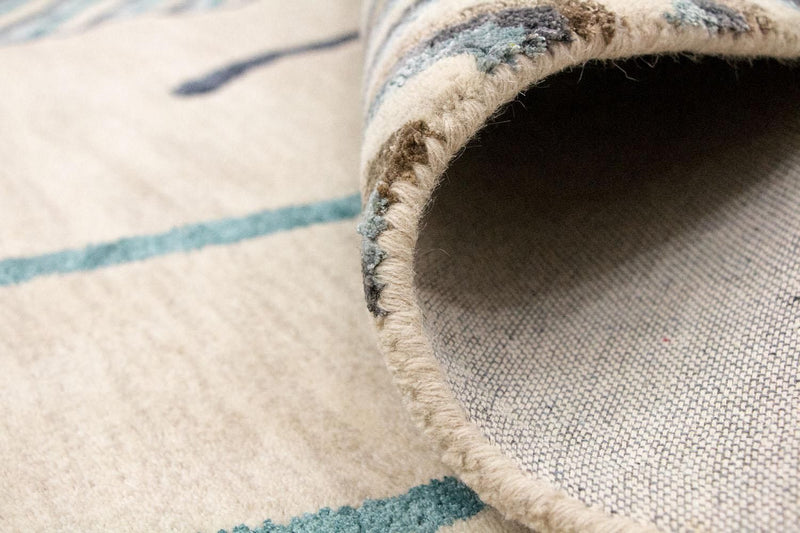 Designer Rug - 243 x 153 cm - beige