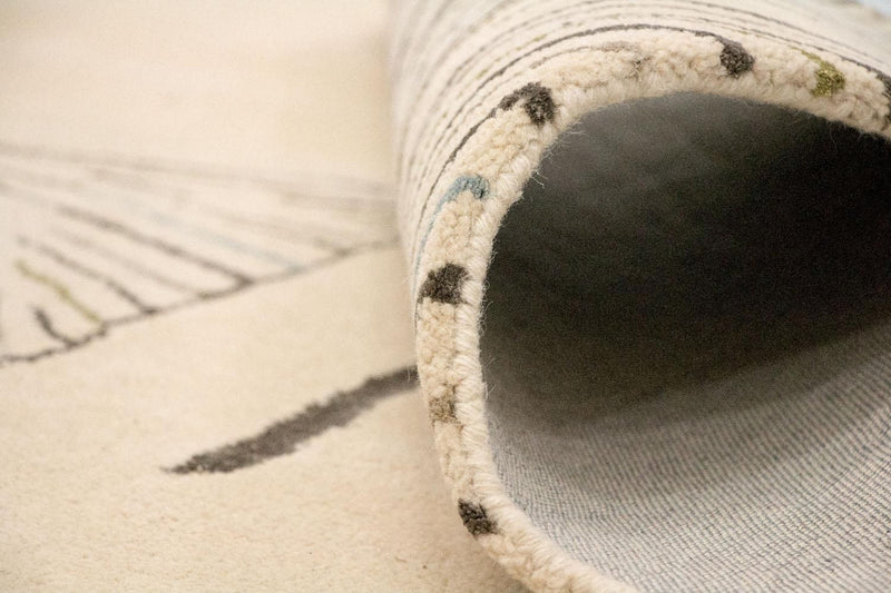 Designer Rug - 243 x 151 cm - beige